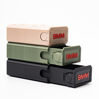 Boîte à munitions compacte et durable de type tiroir, imprimée en 3D, en plastique vert OD, best-seller transfrontalier