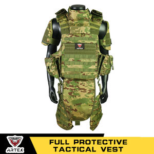 Chaleco Táctico de Camuflaje Impermeable de Nailon Personalizado, Portaplacas con Corte Láser Molle, Liberación Rápida, Ajustable, Equipo de Protección para Caza - Product Image 1