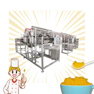 Bolas de gelatina de manga 200 kg/h, pequena máquina de fabricação de popping boba mango bolha de suco de chá formando linha de maquinaria para gelatina bola
