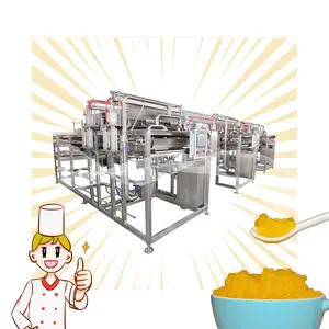 200 kg/h piccolo popping boba che fa la palla a macchina del succo del tè della bolla del mango del gelato che forma la linea di deposito del macchinario per la palla della gelatina