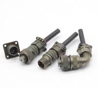 UNF 5-28-24 10-4S 2-دبوس أنثى 2-دبوس تسخير الأسلاك BNC Overmolded لأحجام الاستشعار CTC AC203 5-28-24 UNF 10-4S