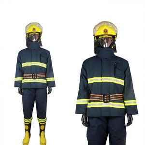 Costume de lutte contre l'incendie en gros d'usine vêtements de sauvetage de lutte contre l'incendie costumes de pompier uniformes pour pompier - Product Image 1