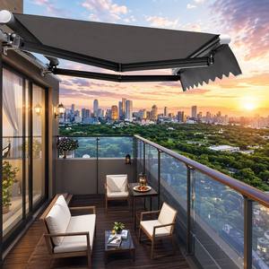<span class=keywords><strong>Toldo</strong></span> Retráctil Completo de Acrílico con Control Remoto, Impermeable, Resistente a la Lluvia, para Patio, Jardín, Exterior - Product Image 5