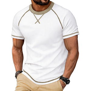 DOVEARK <span class=keywords><strong>Camisetas</strong></span> de Manga Corta para <span class=keywords><strong>Hombre</strong></span>, 180G, Cuello Redondo, Bloques de Color, Básicas, Informales, con Logotipo Personalizado, Venta al Por Mayor, Novedad 2026 - Product Image 6