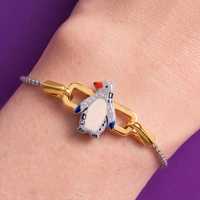 Cartoon Fruit Verbindingshanger Roestvrij staal Gegalvaniseerde afwerking Fris schattig ontwerp Creatieve DIY-armband in niche-stijl