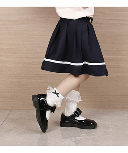 Zapatos de Cuero para Niña, Zapatos Negros de Princesa, Zapatos Escolares, Zapatos de Una Sola Pieza para Estudiantes - Product Image 4