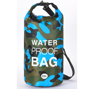 กระเป๋ากันน้ำกลางแจ้ง 10L PVC ลายพราง กระเป๋าเก็บของสำหรับเดินป่าและตั้งแคมป์ - Product Image 3