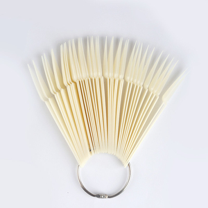 Nuancier de vernis à ongles, échantillons de couleur pour faux ongles semi-couvrants, échantillons de couleur pour application sur doigts, style de design - Product Image 1