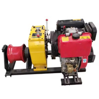 Fournisseur chinois Boîte de tirage antivol essence/diesel de 3 tonnes avec câble en acier rétractable Fil de treuil