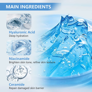 Crème Visage en Gelée à l'Acide Hyaluronique Personnalisée en Usine, Hydratation Profonde, Niacinamide Améliore les Rougeurs et les Peaux Sensibles - Product Image 2