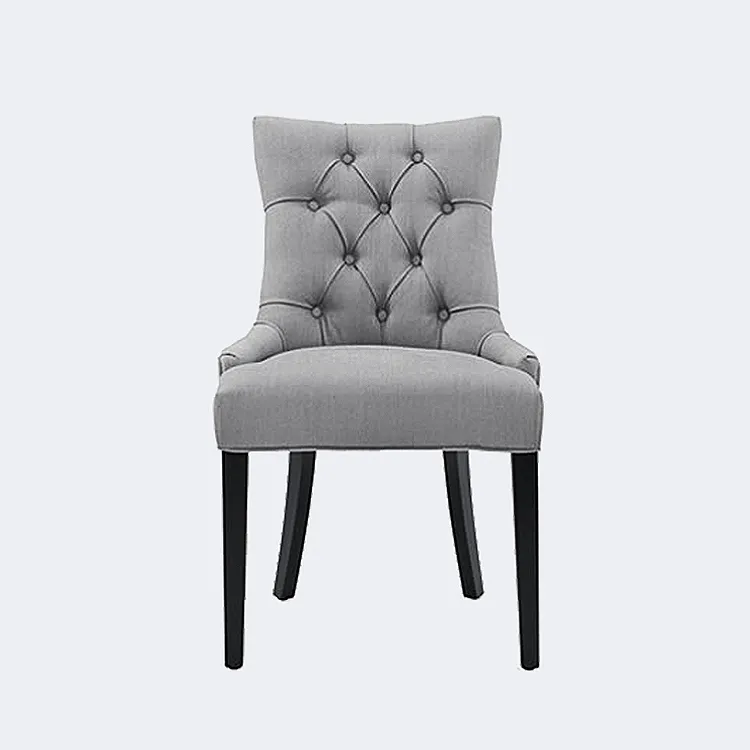 의자 또는 가죽 가구를 식사하는 가정 현대 디자인 박달나무 직물 덮개를 씌운 포도 수확 가죽 의자
