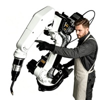 Bras robotisé industriel de soudage à 6 axes de haute précision, charge utile de 6 kg, portée de 2080 mm, pour le soudage MIG MAG