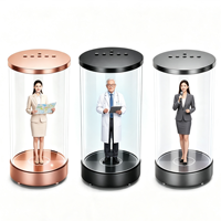 Altavoz Holográfico Cilíndrico 3D de Escritorio FYD-09 con Módulo de Almacenamiento AEC, Reproductor de Publicidad Holográfica