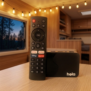 Super <span class=keywords><strong>IPTV</strong></span> Box 8K Strong HRD Hola HiiTV Lemon TV Stalker Holabox Android 15 4K WIFI Allwinner H618 con Control Remoto BT de Fábrica OEM - Product Image 2