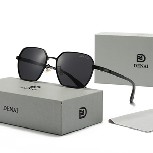 Gafas de Sol Redondas Cuadradas Extra Grandes Unisex M2502 con Logotipo Personalizado, Metálicas, Ligeras, para Todas las Temporadas, Gafas de Moda - Product Image 3