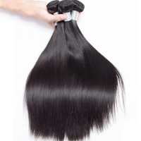 Extensiones de Cabello Sintético al por Mayor, 24 Pulgadas, 100g, Doble Trama, Estilo Yaki, Liso, Resistente al Calor, 25 Colores