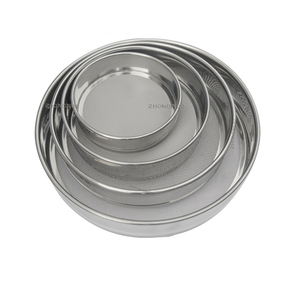 Tamis de laboratoire en acier inoxydable 304, maille 5-500, surface lisse, durée de vie prolongée, pour échantillonnage de sol, avec cadre en tissu métallique à armure simple - Product Image 2