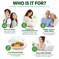 Comprimés de Calcium, Vitamine D3 et K2 OEM ODM – Complément Alimentaire pour la Nutrition Osseuse – Marque Privée – Vente en Gros Usine – Formule Personnalisée pour le Commerce