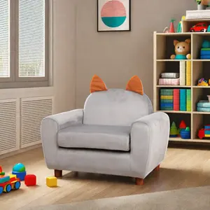 Cat Ears Children's Baby Sofa Odorless Children's Sofa Furniture Removable Sponge Cushion Children's Stool