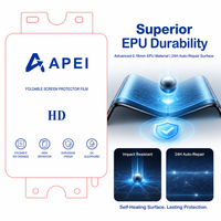 Film hydrogel EPU souple et pliable HD transparent sans bulles, personnalisé OEM, pour Apple iPhone Fold, pour iPhone 18 Fold, protection d'écran