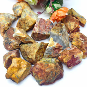 Prezzo di fabbrica Inspirational irregolarità Reiki quarzo pazzo agata pietra grezza per la decorazione della casa - Product Image 4