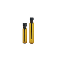 Flacon de parfum vide en verre cosmétique de 0,5 ml, 1 ml, 2 ml, 3 ml, flacon de test