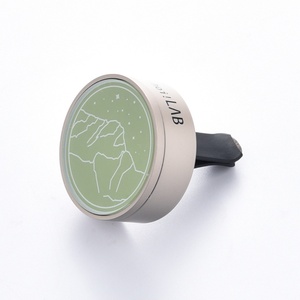 Diffuseur de parfum créatif vert à motif pour voiture, désodorisant d'intérieur à clipser sur grille d'aération - Product Image 1