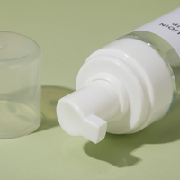 Mousse nettoyante personnalisée givrée vide de 100ml 150ml, distributeur de shampoing moussant pour cils, bouteille en verre à pompe à mousse transparente
