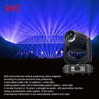 Projecteur professionnel à tête mobile 3-en-1 Robe Pointe 280W 14R RGBW Ra90 pour scène, mariage, DJ, club, avec 13 couleurs