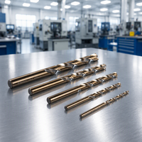 Foret en acier inoxydable au cobalt haute précision et haute vitesse pour usinage CNC