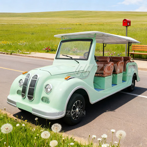 Long Range Electric Retro Vintage Sightseeing Car 4 Seats Classic Tour Bus for Hotel Resort Campus Tourism Transportation - Product Image 6