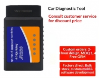 Herramienta de Diagnóstico OBD ELM327, Detector de Batería para Auto, Lector de Códigos, WiFi Universal, Escáner OBD2 WiFi