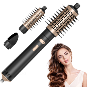 Brosse soufflante multifonction 3-en-1 avec boucleur intégré, nouveau modèle, sèche-cheveux professionnel - Product Image 1