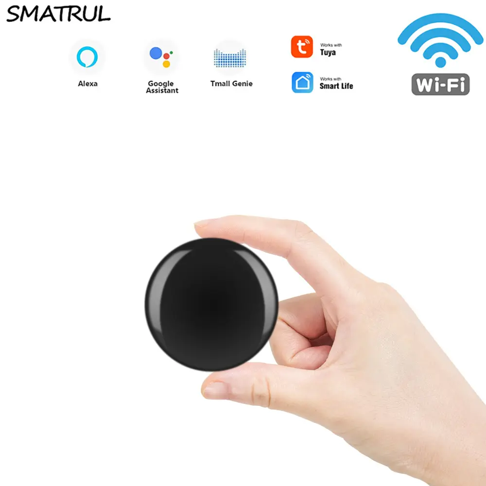 Tuya Pengendali IR Pintar WiFi Blaster Nirkabel Remote Control untuk AC TV, DVD Dll, Alexa,Google Home