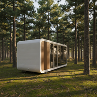 Cabine préfabriquée en acier pour le camping en plein air avec un design moderne pour un usage en appartement ou en magasin