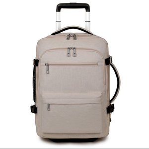 Rolling Backpack Large Capacity Laptop Backpack Multi Function Business School <b>Bag</b> Carry on Weekend Trip Trolley Backpack - Product Image 2