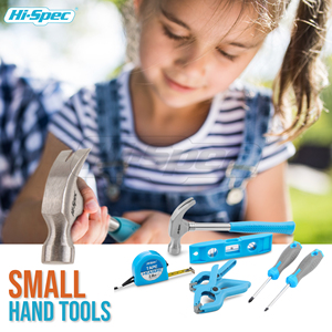 Ceinture à outils bleue de 16 pièces pour enfants et outils à main de réparation <span class=keywords><strong>en</strong></span> métal véritable OEM ODM Home Tool Kit Set with Hard Case for Kids - Product Image 4