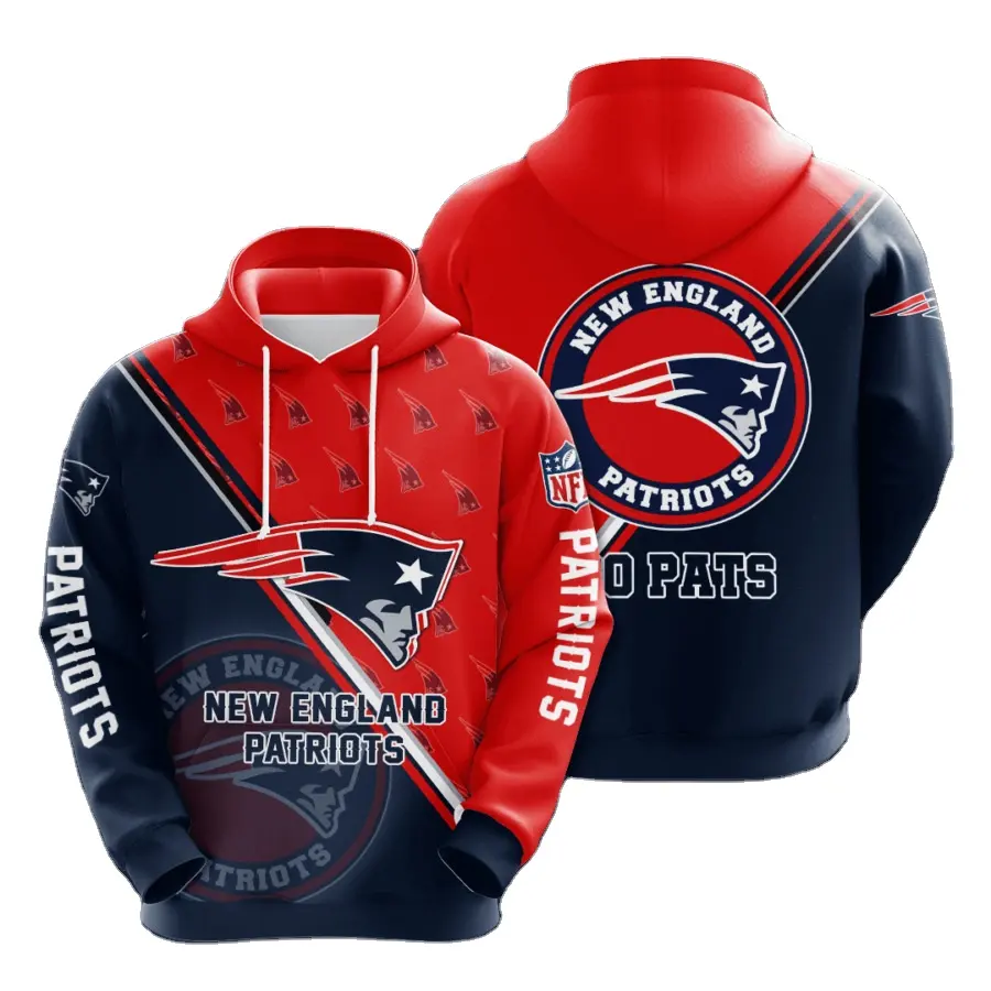 2021 3D digital printing oversize plain pullover hoodies new NFL football Cleveland Brown Men Pullover Hoodie