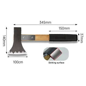 斧头塑料手柄高碳钢斧头，带抛光头TRP手柄