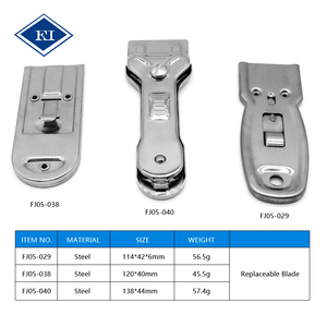 Raspador <span class=keywords><strong>de</strong></span> Cuchillas <span class=keywords><strong>de</strong></span> Acero Inoxidable <span class=keywords><strong>de</strong></span> Grado Industrial y para Bricolaje con Cuchilla Reemplazable, Personalizable OEM/ODM - Product Image 5