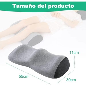 Coussin de jambe en mousse à mémoire de forme pour femmes enceintes, pour repose-pieds et décompression des jambes, 55x30x11cm, gadget de lit personnalisable - Product Image 4