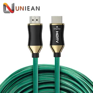 150m 8K Outdoor High Tensile Force High Retarded Grade HDMI Cable Thick HDMI Optical Cable with Steel