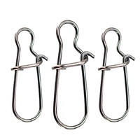 Konektor Pancing Duo-lock Snap Hooked Snap Air Tawar Air Asin Kawat Stainless Solid Pengunci Cepat Pengunci Aman
