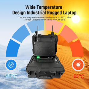<span class=keywords><strong>PC</strong></span> industriel entièrement robuste, écran tactile de 15,6 pouces, 500 nits, haute luminosité, pour les opérations sur le terrain - Product Image 3