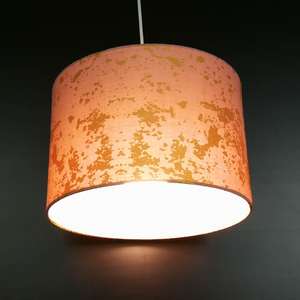 Rosa pantalla o luz de techo sombra tambor dormitorio habitación de <span class=keywords><strong>las</strong></span> niñas accesorios de hoja de oro - Product Image 4