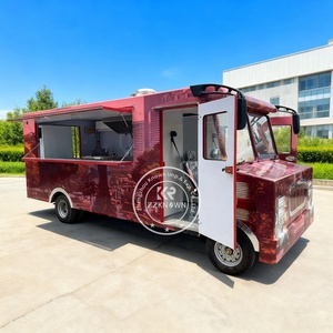 Prix bon marché Mobile BBQ Pizza Jus Ice-Cream Hamburger Salade Snack Food Truck Camion électrique de nourriture à vendre - Product Image 4