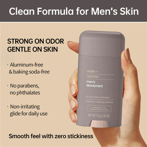 Déodorant Naturel en <span class=keywords><strong>Stick</strong></span>, Sérum Anti-Odeur, Protection Contre les Odeurs, Parfum Cèdre pour Hommes, Formule Douce pour la Peau, Fournisseur d'Usine - Product Image 3