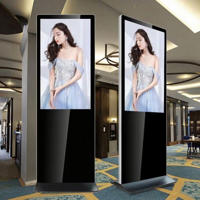 43inch IP65 Rated Capacitive Touch LCD Kiosk Wayfinding Education Features Floor-Stand Indoor Elevator Media 1 Year Warranty