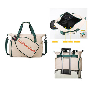 Bolsa de Deporte Unisex Impermeable con Separación para Ropa Seca y Mojada, para Tenis, Fitness, Gimnasio, Viajes, de Nailon, con Bolsillo para Zapatos, 34L - Product Image 1