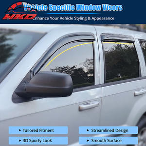 Pare-pluie en acrylique style slim 4 pièces pour Jeep Grand Cherokee 05-10 - Product Image 3